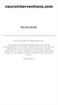 Mobile Screenshot of neurointerventions.com