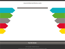 Tablet Screenshot of neurointerventions.com